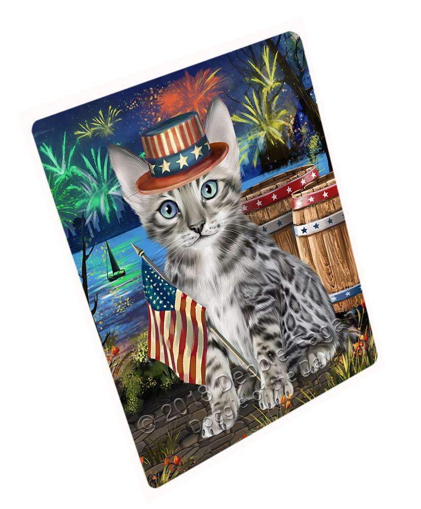 4Th Of July Independence Day Firework Bengal Cat Blanket Blnkt103665