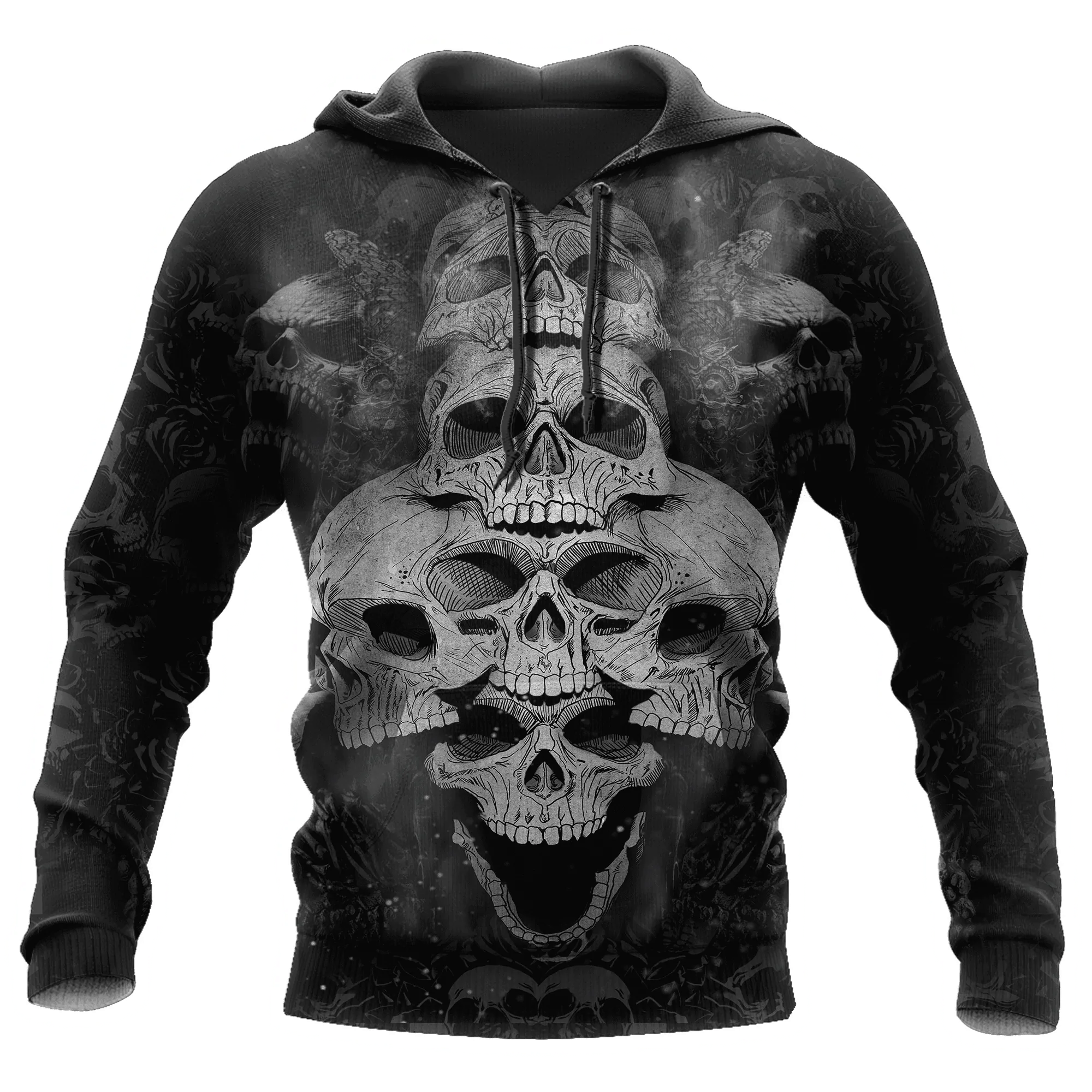 Thrilling Hoodie 3D, All Over Print Hoodie With Skull, Men Skull Hoodie, Women Skull Hoodies