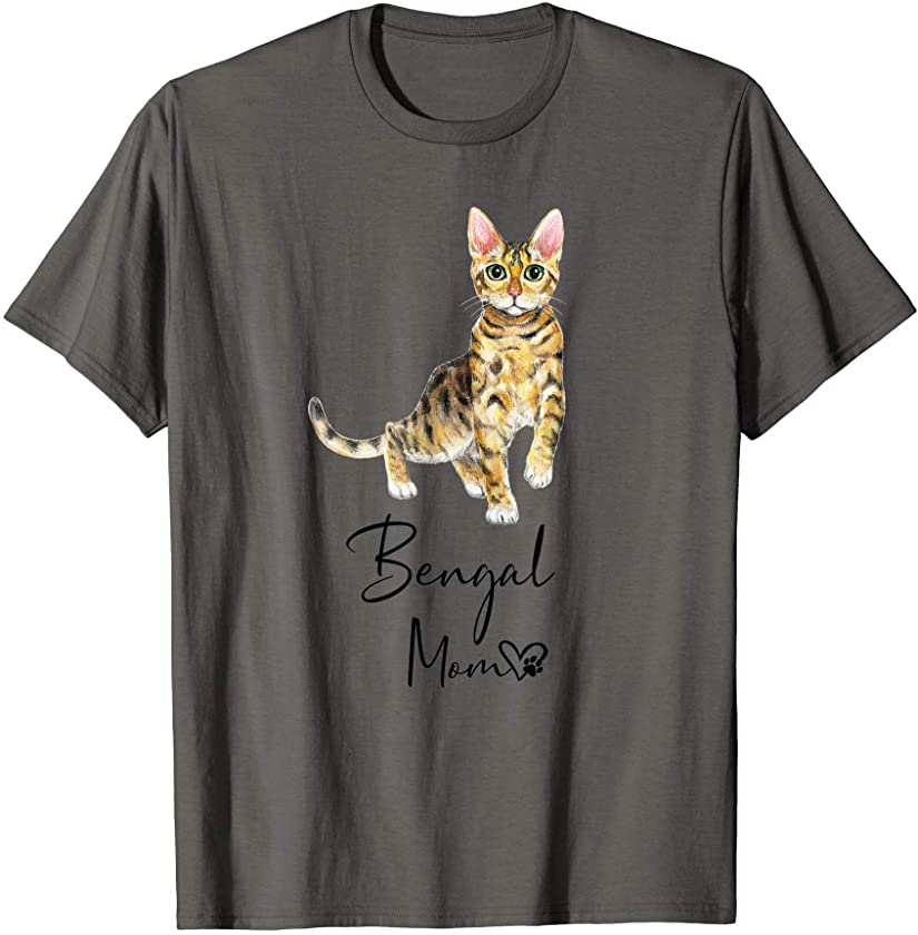 BENGAL Mom Cute Cat Mother Kitten Girl Gift T-Shirt