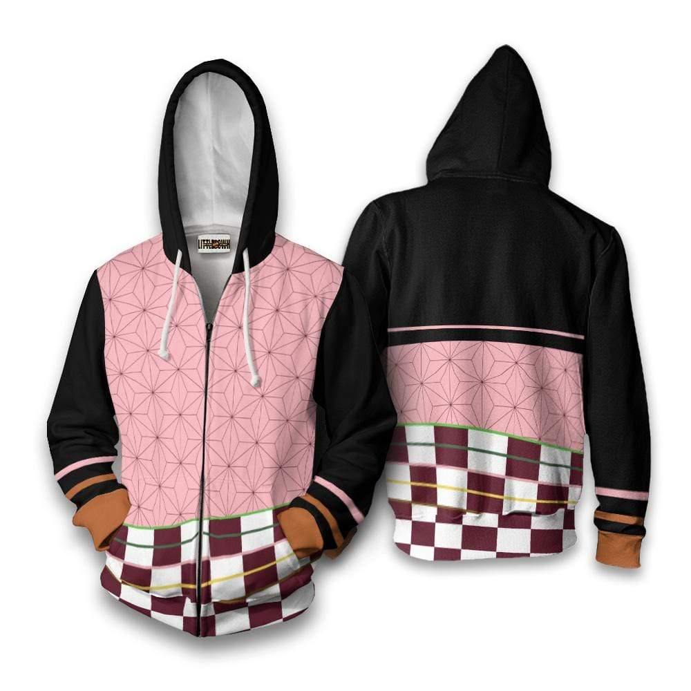 Nezuko Kamado Hoodie Demon Slayer Anime Casual Cosplay Costume