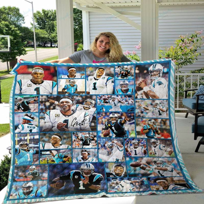 Cam Newton Quilt Blanket