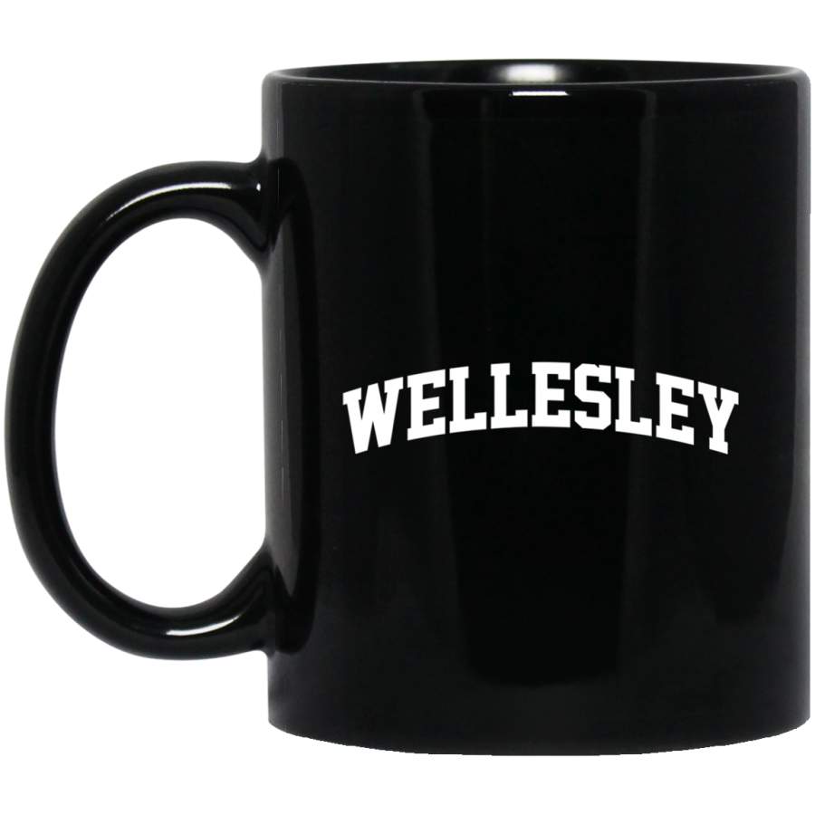 Wellesley Vintage Retro Sports Team College Gym Arch Coffee Mug