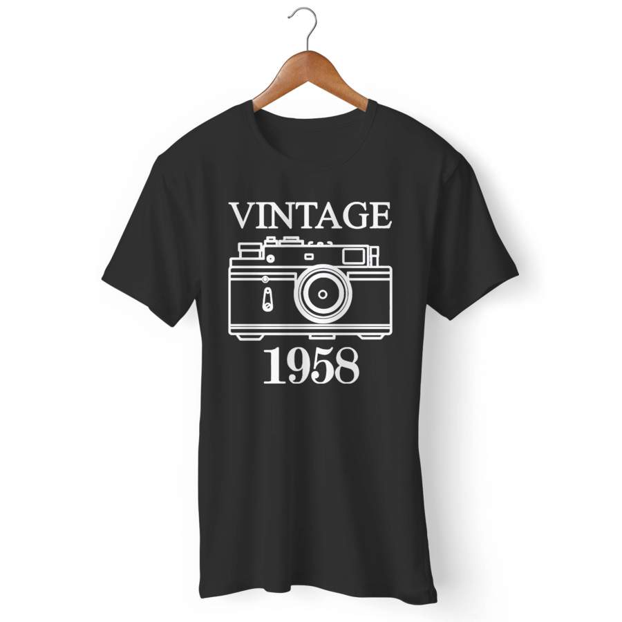 Vintage 1958 60th Birthday 60 Years Old Man’s T-Shirt