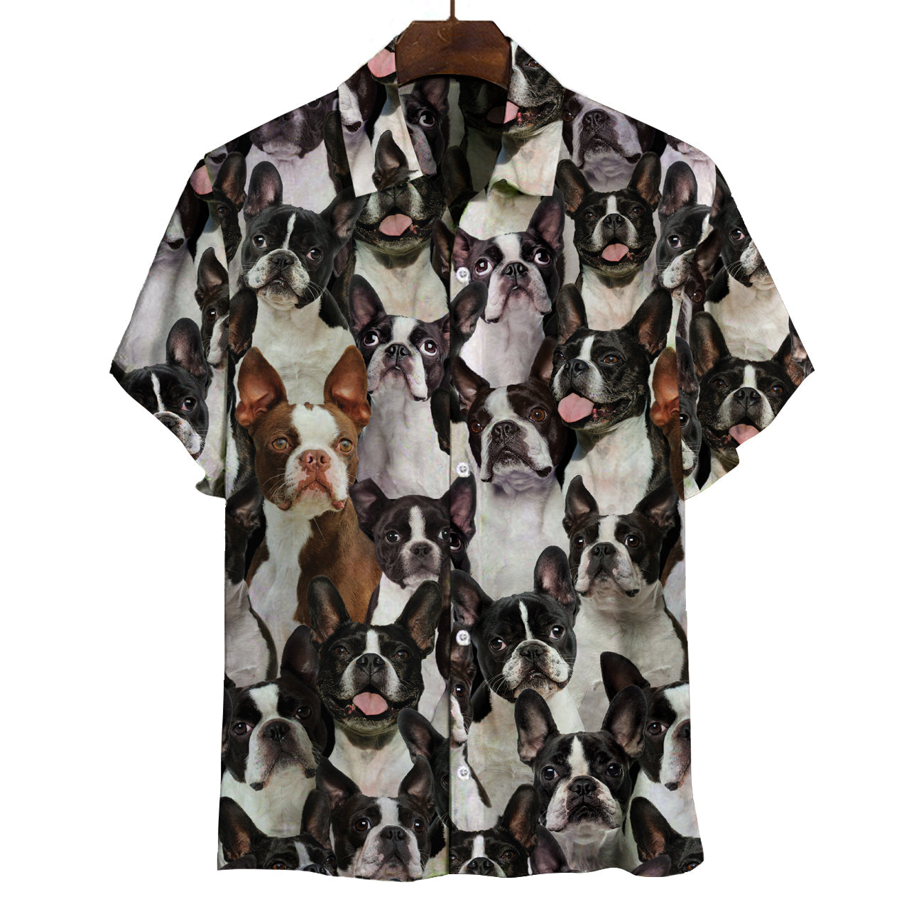 Boston Terriers You Will Have A Bunch Of Dogs Hawaiian Shirt, Boston Terrier Hawaiian Shirt, Aloha Shirt For Dog Lover