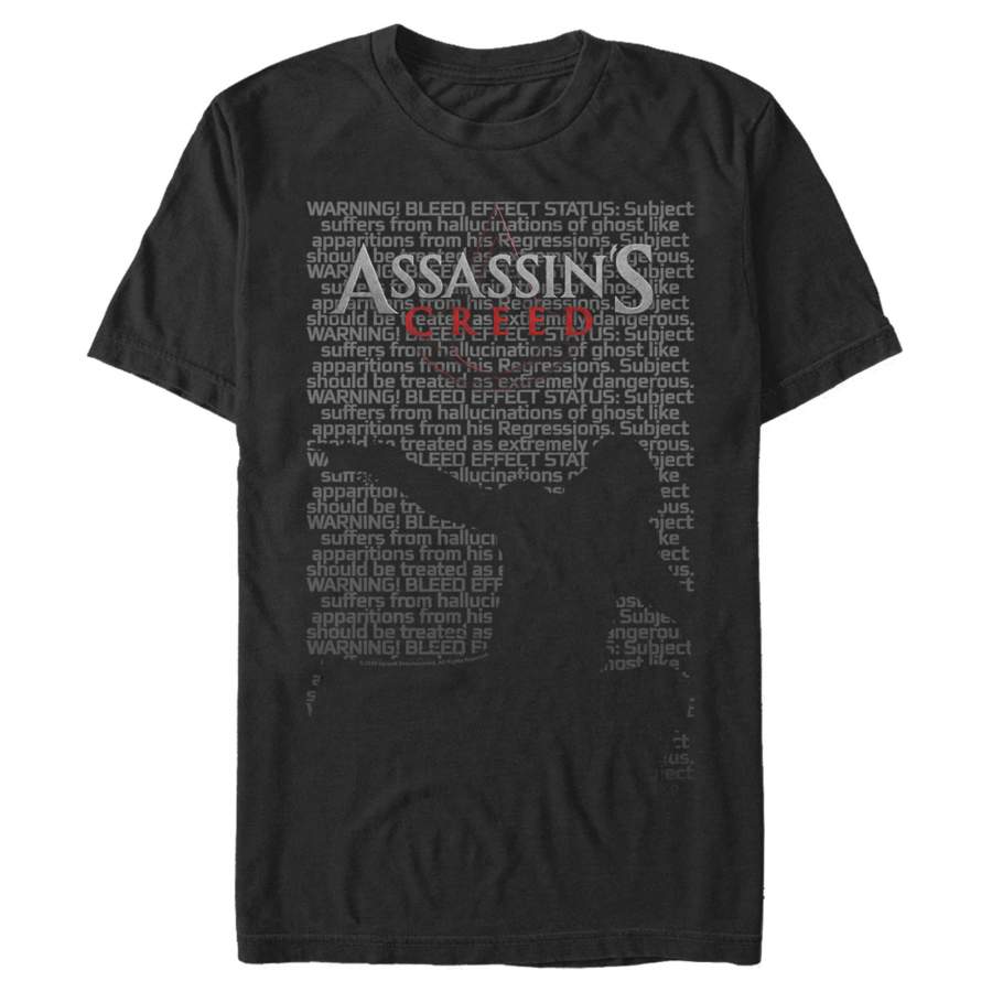 Assassin’s Creed Men’s Warning Status  T Shirt