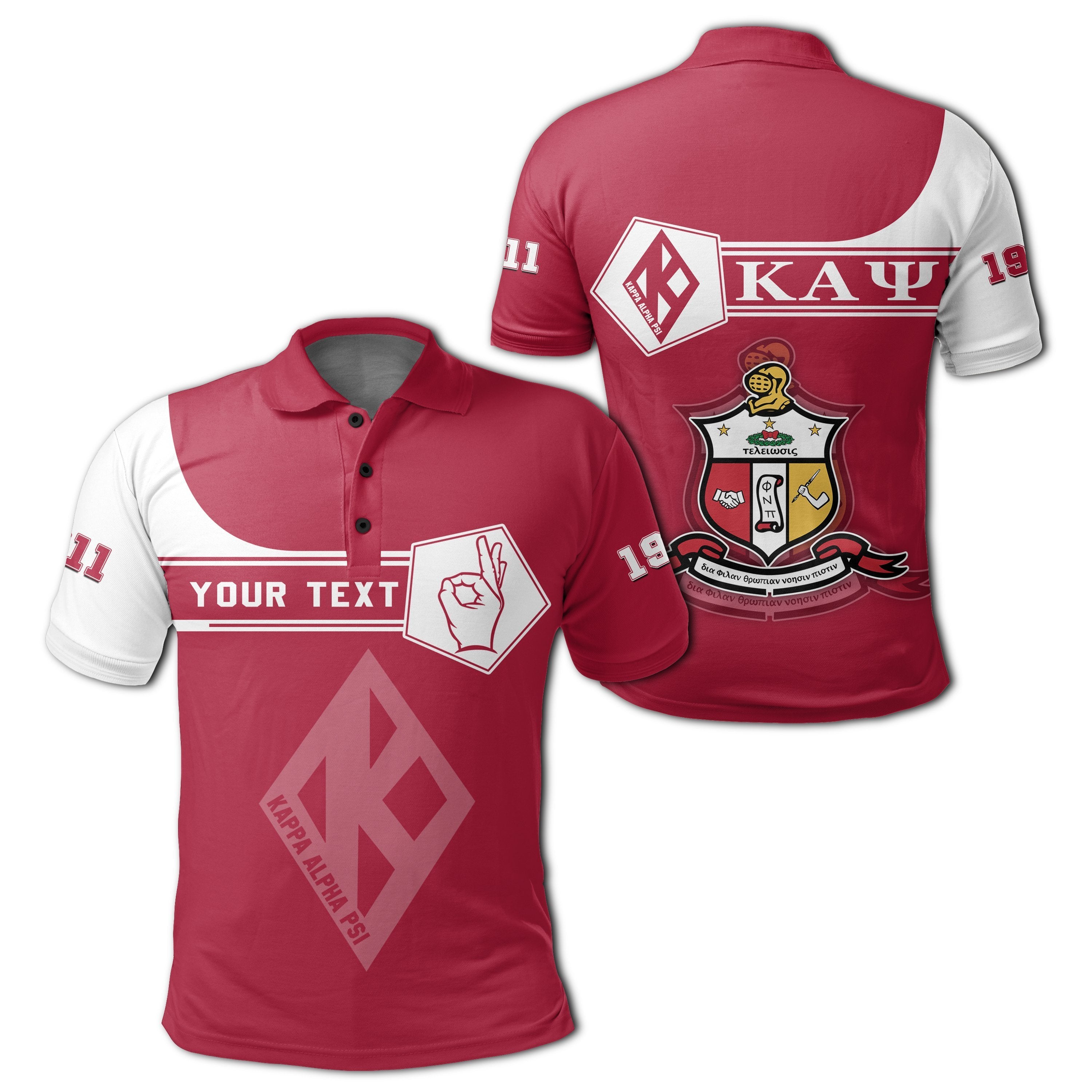 Greek Life Polo Shirt – Personalized Kappa Alpha Psi Polo Shirt ...