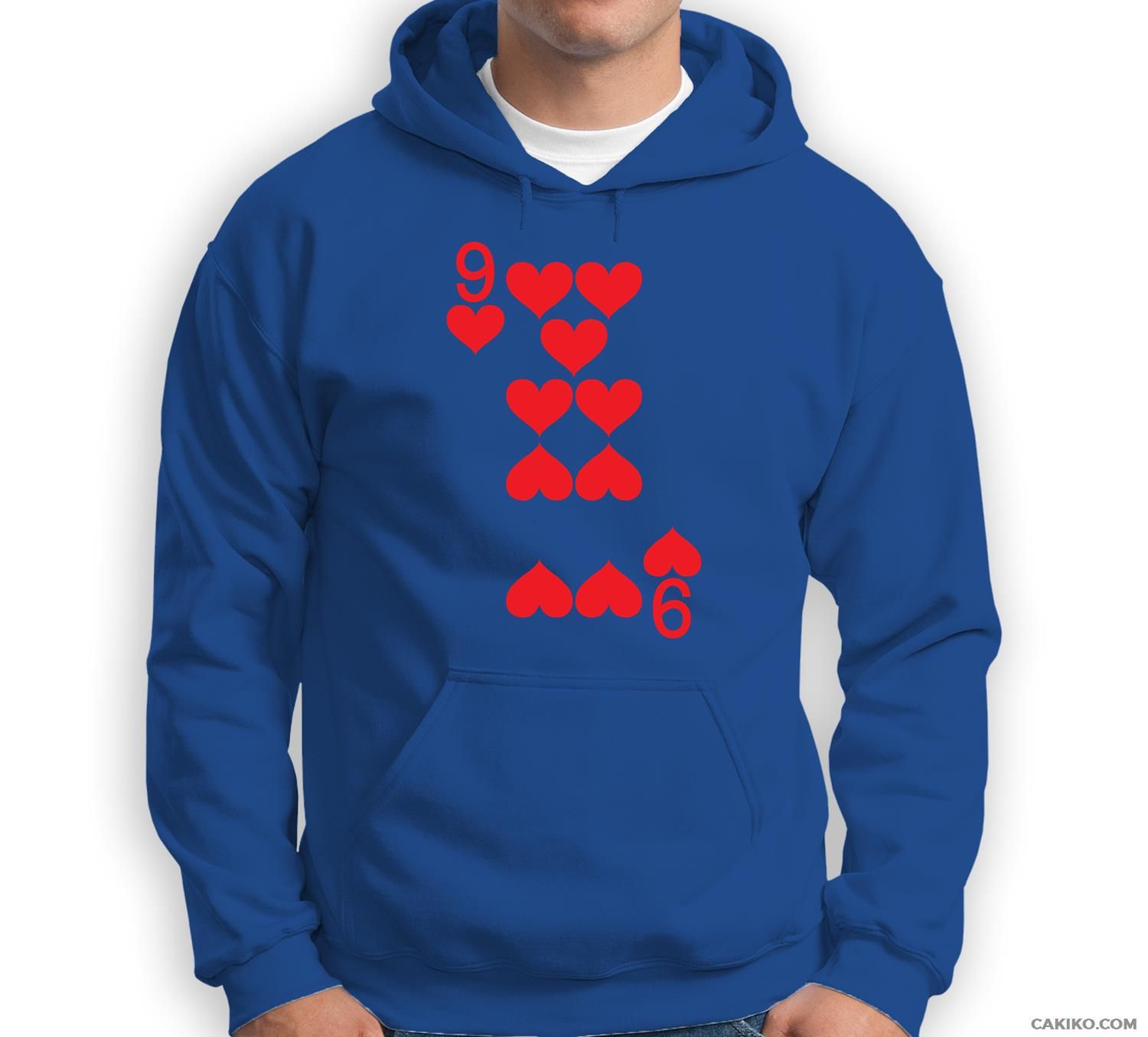 9 Of Hearts – Playing Card Halloween Costume Sweatshirt & Hoodie