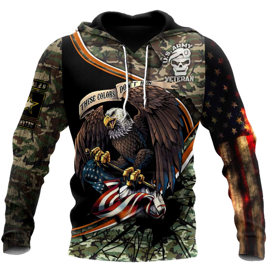 US Veteran 3D All Over Printed Shirt Hoodie MP18082004