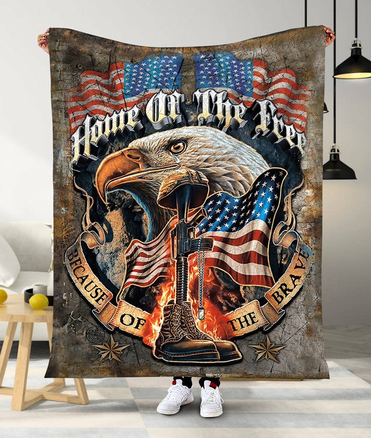 Us Army Veteran 3D All Over Printed Blanket