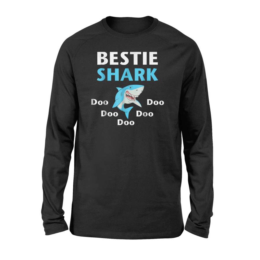 Bestie Shark Doo Doo Doo Long Sleeve T-Shirt