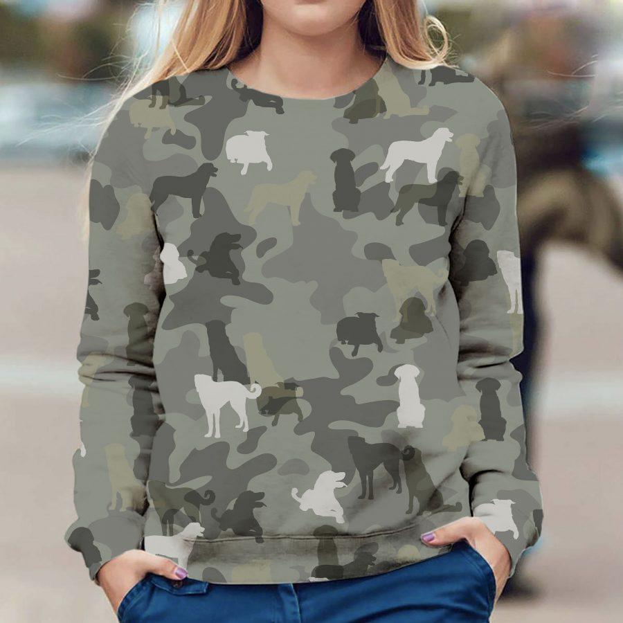 Anatolian Shepherd – Camo – Premium Dog Christmas Ugly Sweatshirt, Dog Ugly Sweater