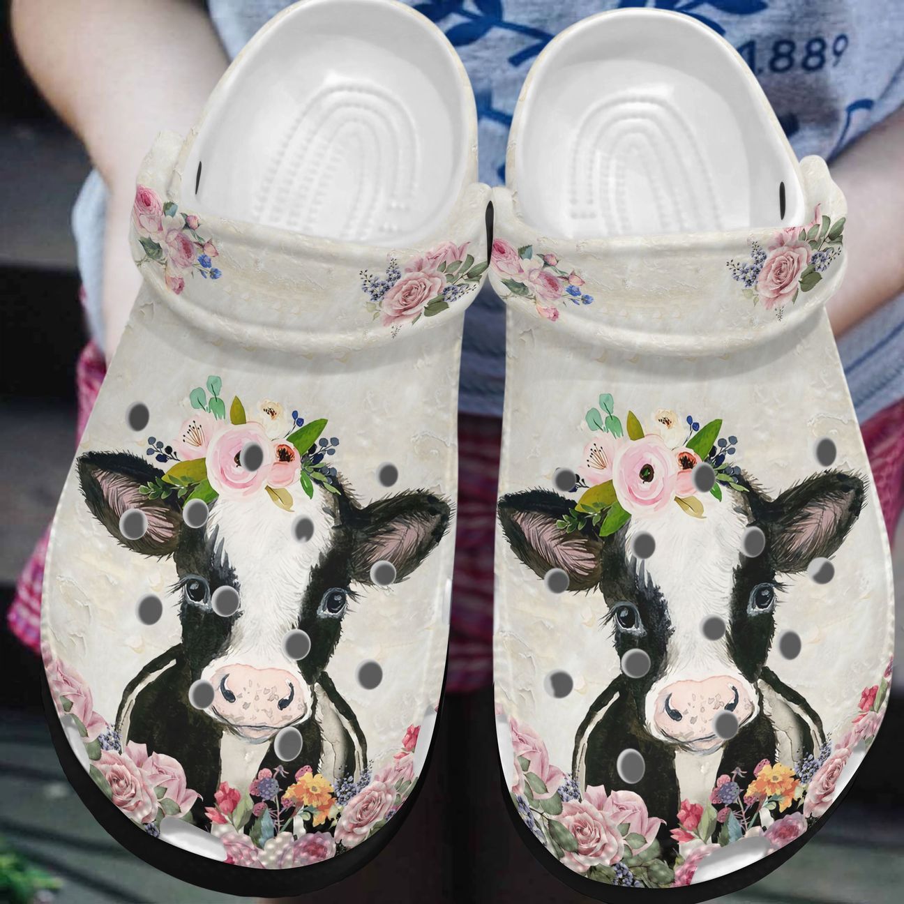 Cow Personalized Clog, Custom Name, Text, Color, Number Fashion Style For Women, Men, Kid, Print 3D I Love Cow