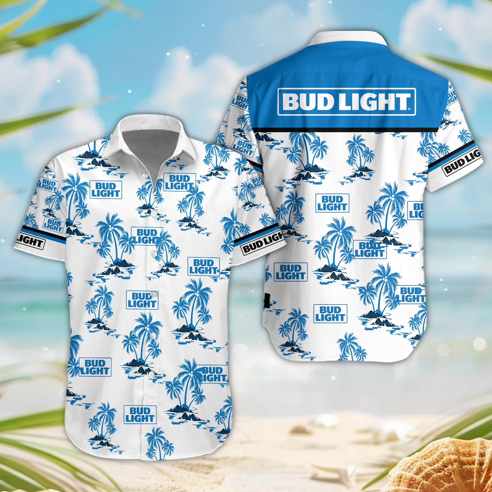Bud Light Hawaiian Shirt