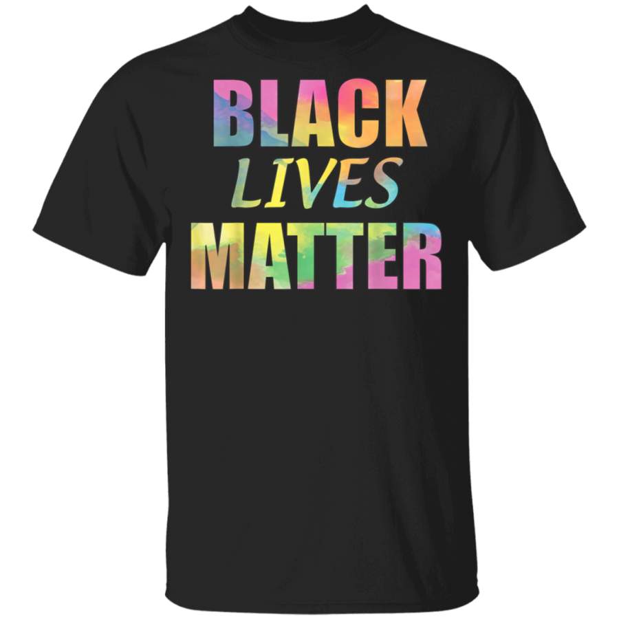 Black Lives Matter tiedye lettering Men Women  Kids sizes TShirt