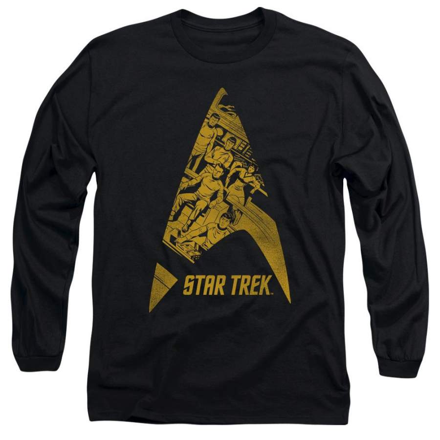 Star Trek Delta Crew Men’s 18/1 Cotton Long-Sleeve T-Shirt