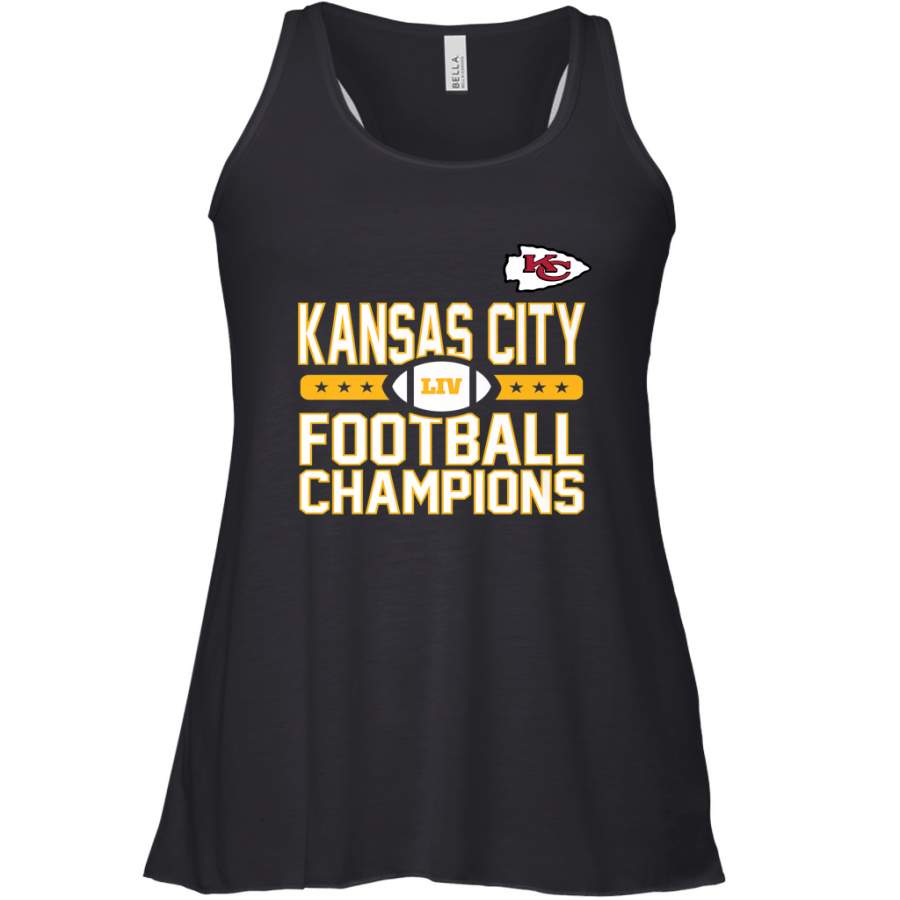 Kansas City Sideline Football _ The City Of Champions LIV Women’s Racerback Tank