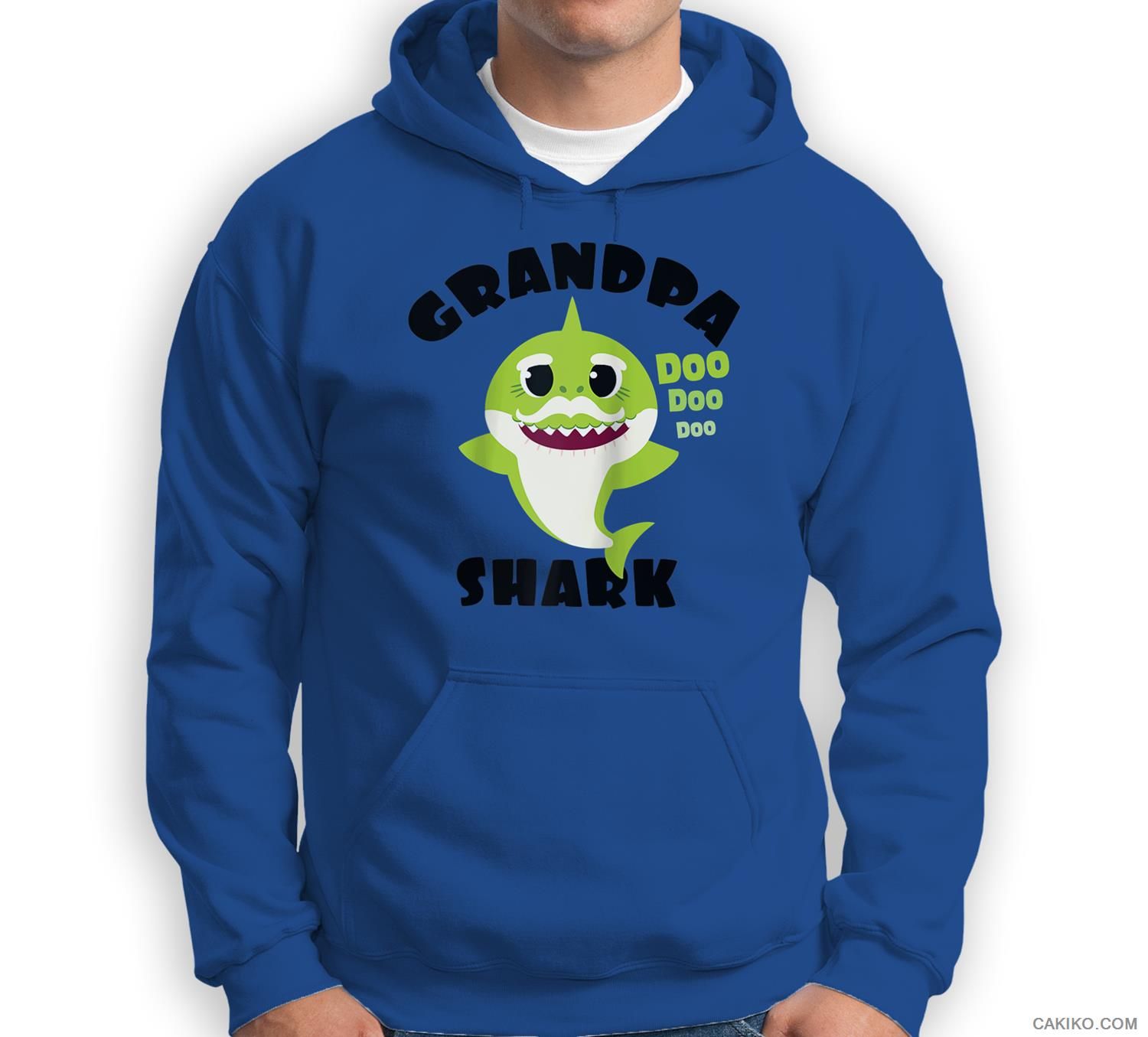 Mens Grandpa Shark Gift For Men – Shark Baby Cute Matching Family Baseball Sweatshirt & Hoodie