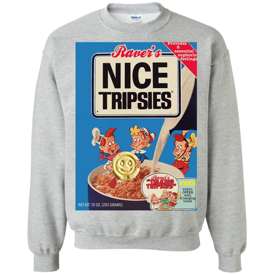 AGR RAVER’S NICE TRIPSIES Crewneck Pullover Sweatshirt