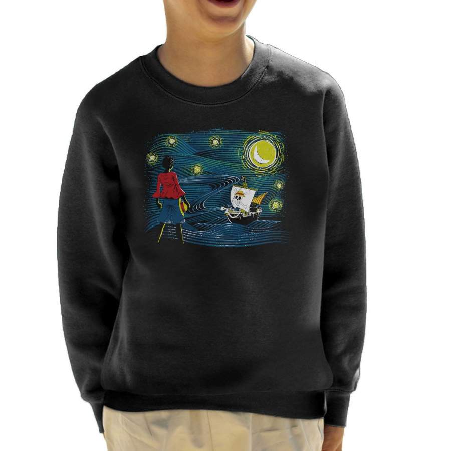 Starry Sea One Piece Kid’s Sweatshirt