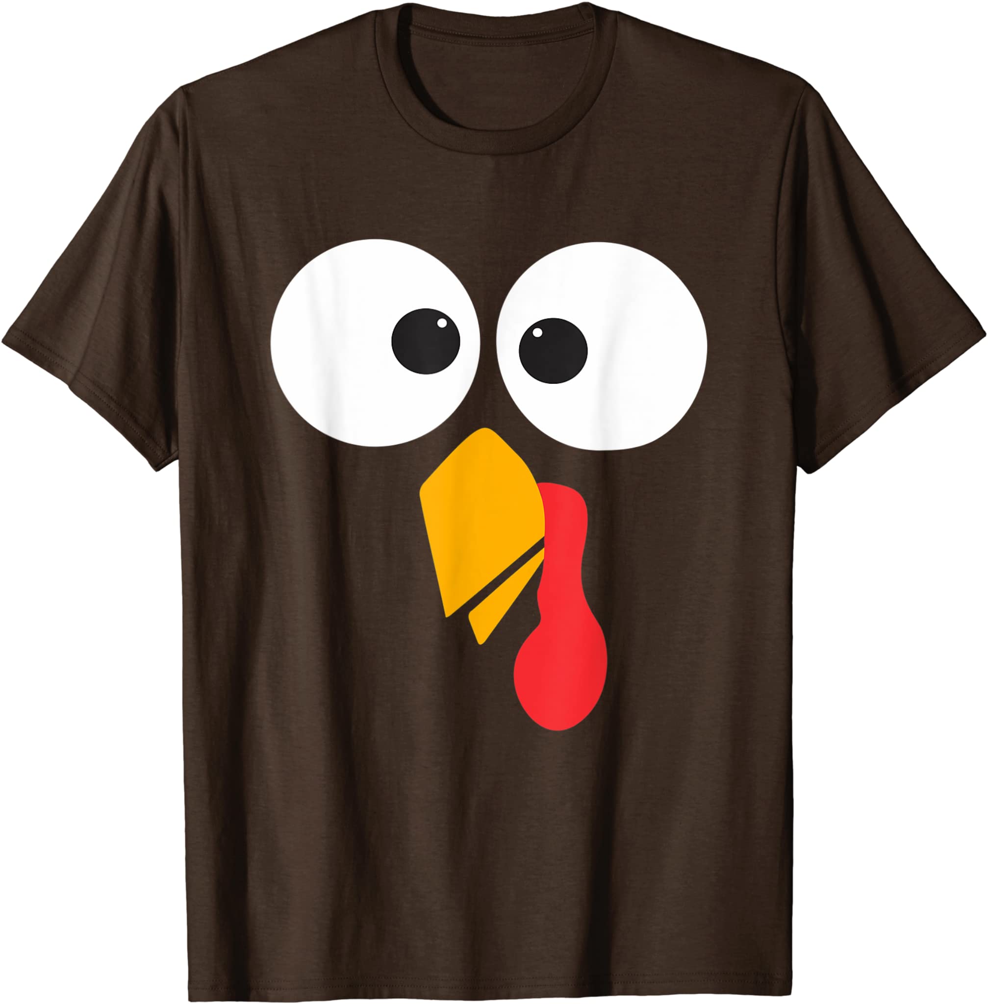 Thanksgiving Turkey Face Matching Family Costume Cute Kids T-Shirt