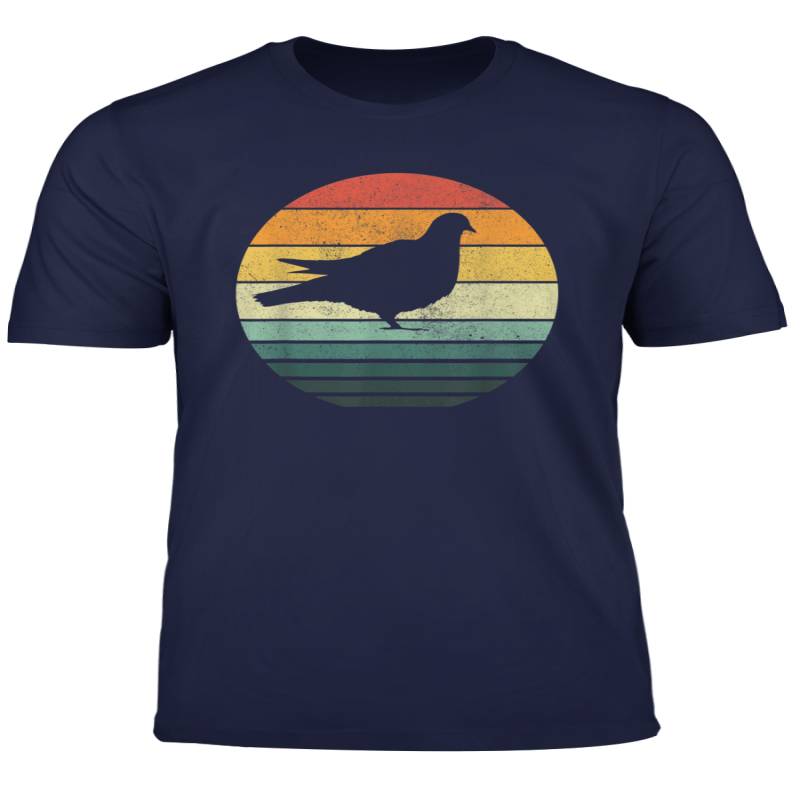 Pigeon Shirt Sunset Retro Vintage 70S Animal Nature Lovers T Shirt