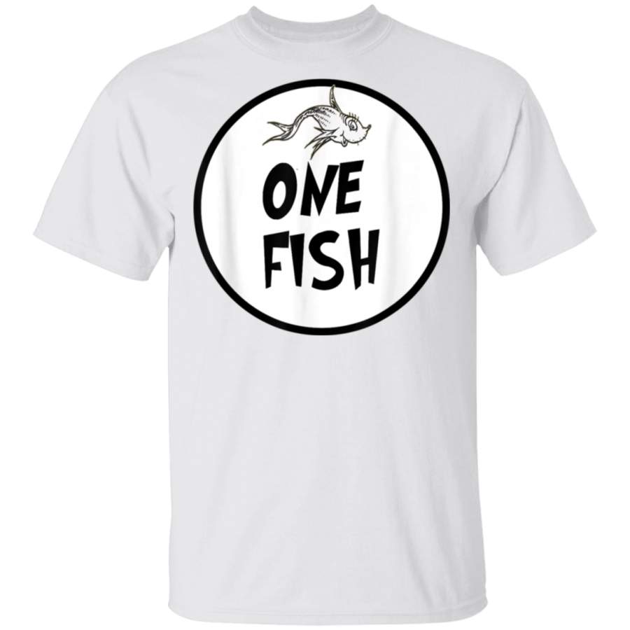 Cute Rhyming One Fish Tshirt  Matching Croup Costume