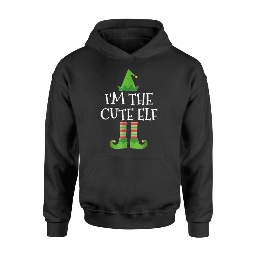 I’m The Cute Elf Matching Family Group Christmas T Shirt – Standard Hoodie