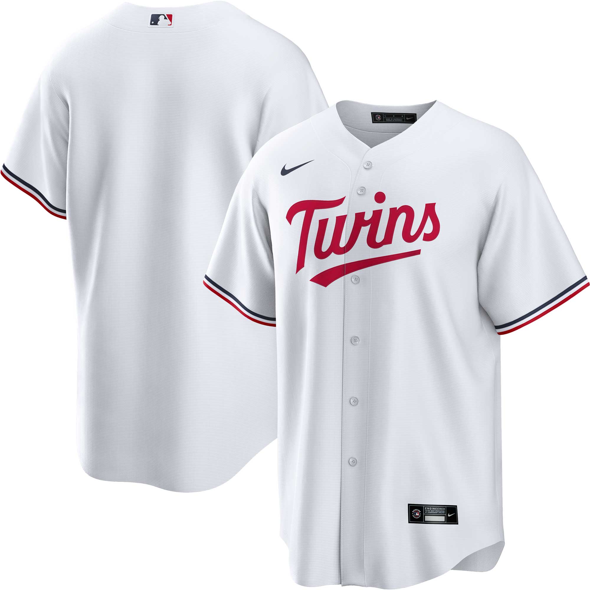 Men’s Minnesota Twins White Home Team Jersey