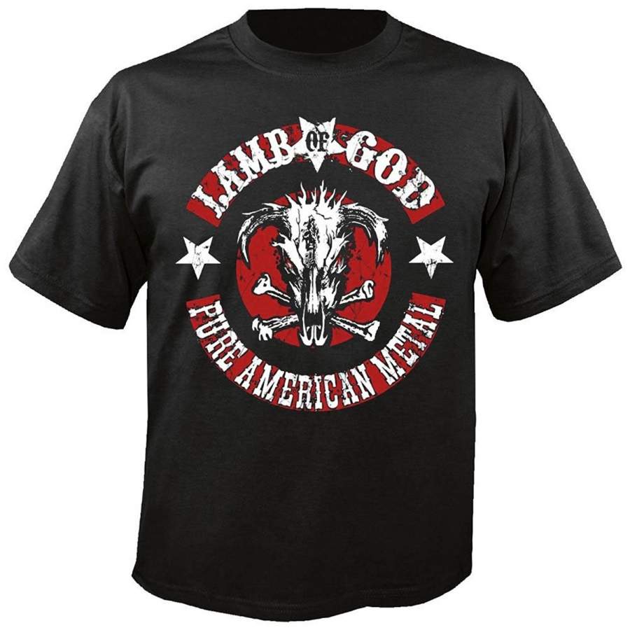 LAMB OF GOD Pure American Metal Men’s Fashion T-Shirt