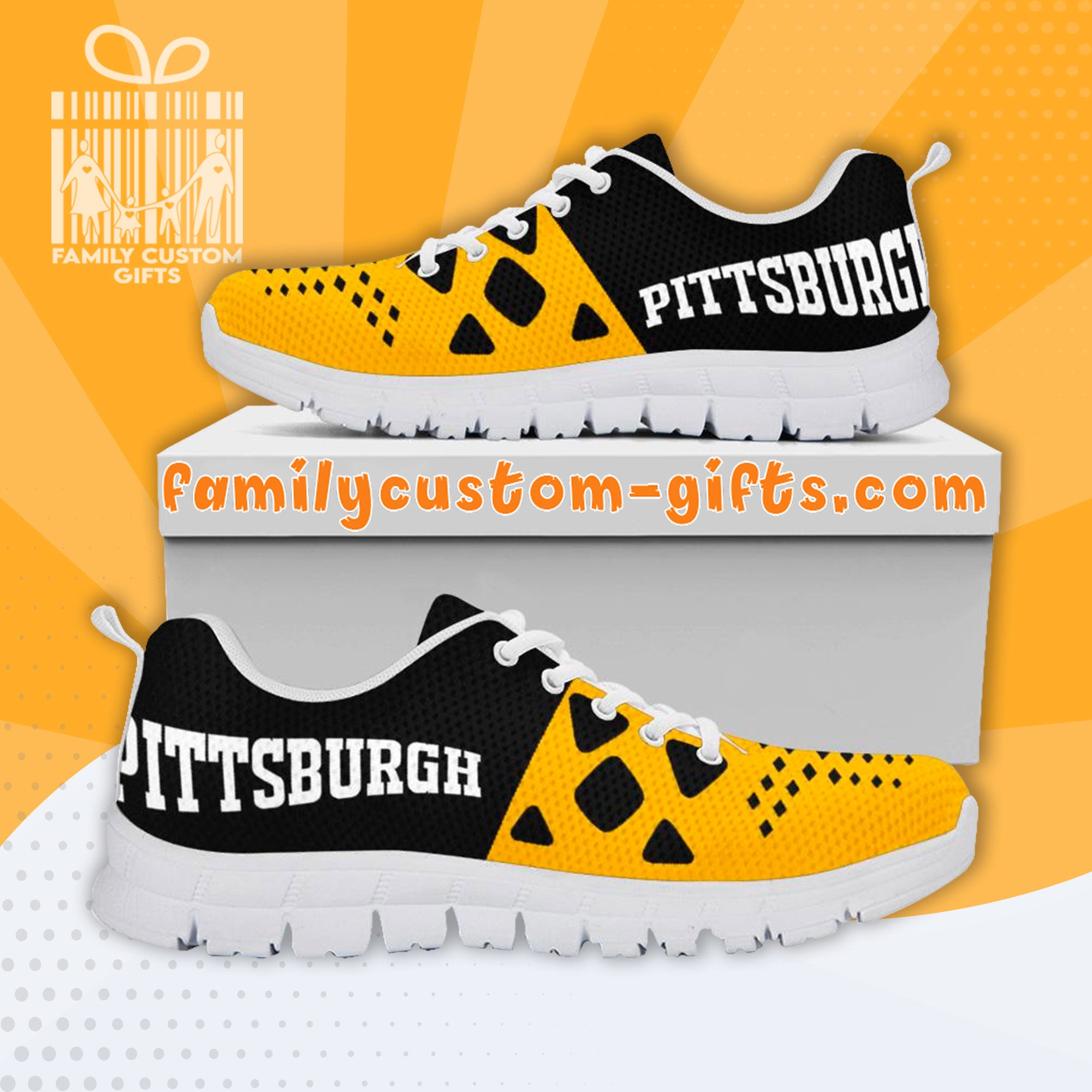 Pittsburgh Penguins Custom Shoes For Men Women 3D Print Fashion Sneaker Gifts For Her Him