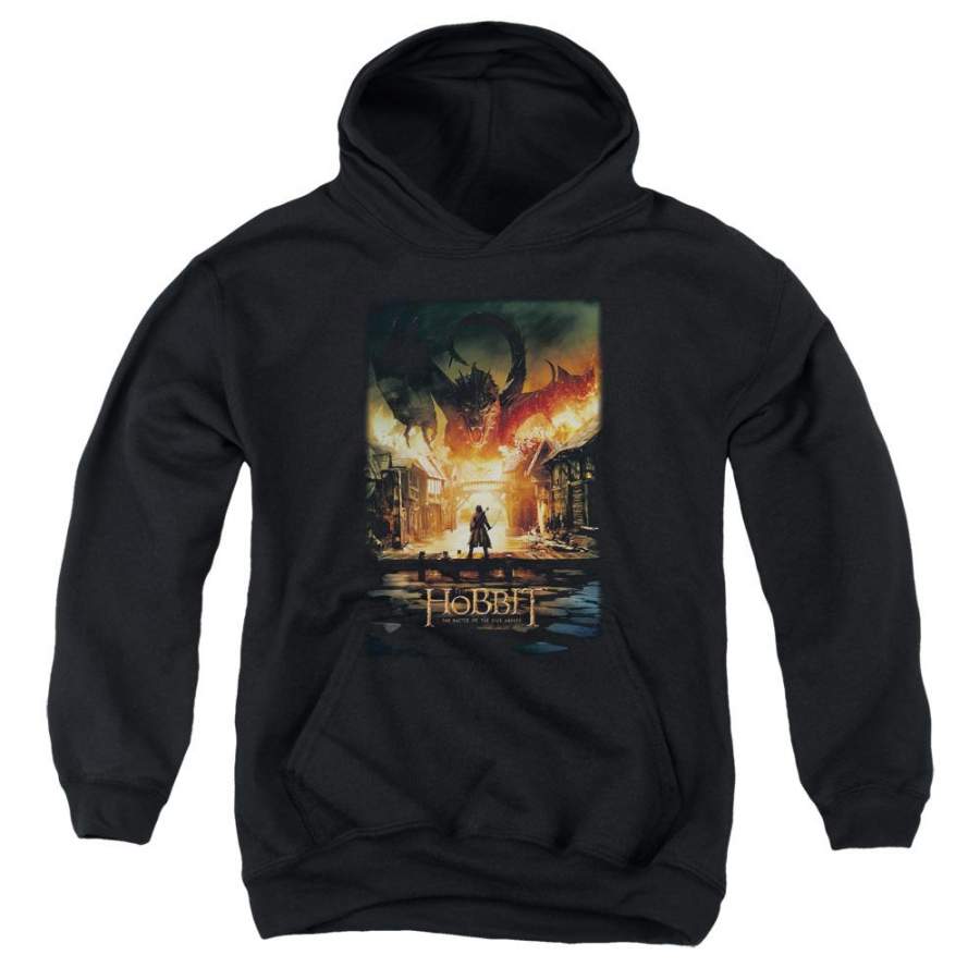 The Hobbit Aug Poster Kids Youth Hoodie Black