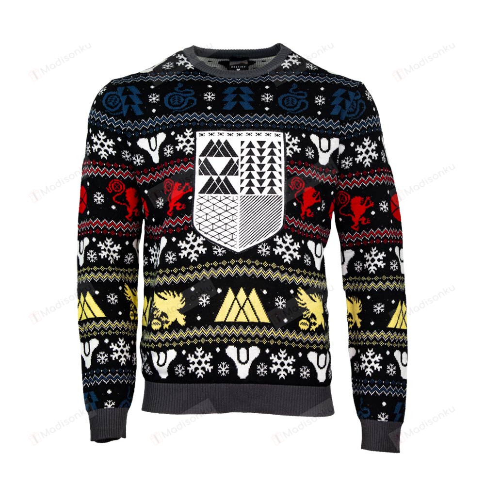 Official Destiny Fairisle For Unisex Ugly Christmas Sweater, All Over Print Sweatshirt T-Shirt