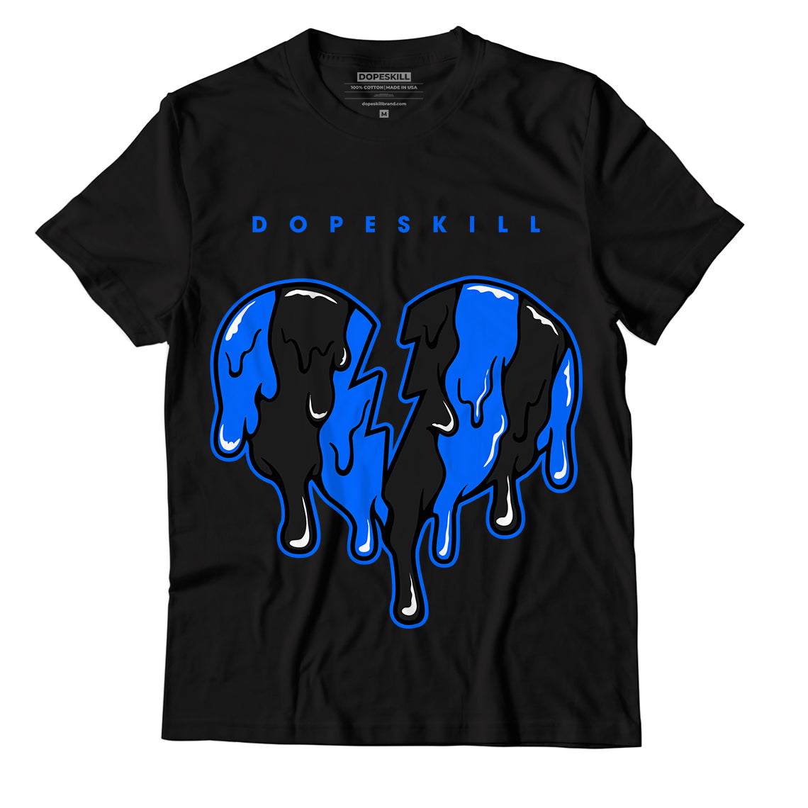 Yz 350 Boost V2 Dazzling Blue Dopeskill T-Shirt Tear My Heart Out Graphic