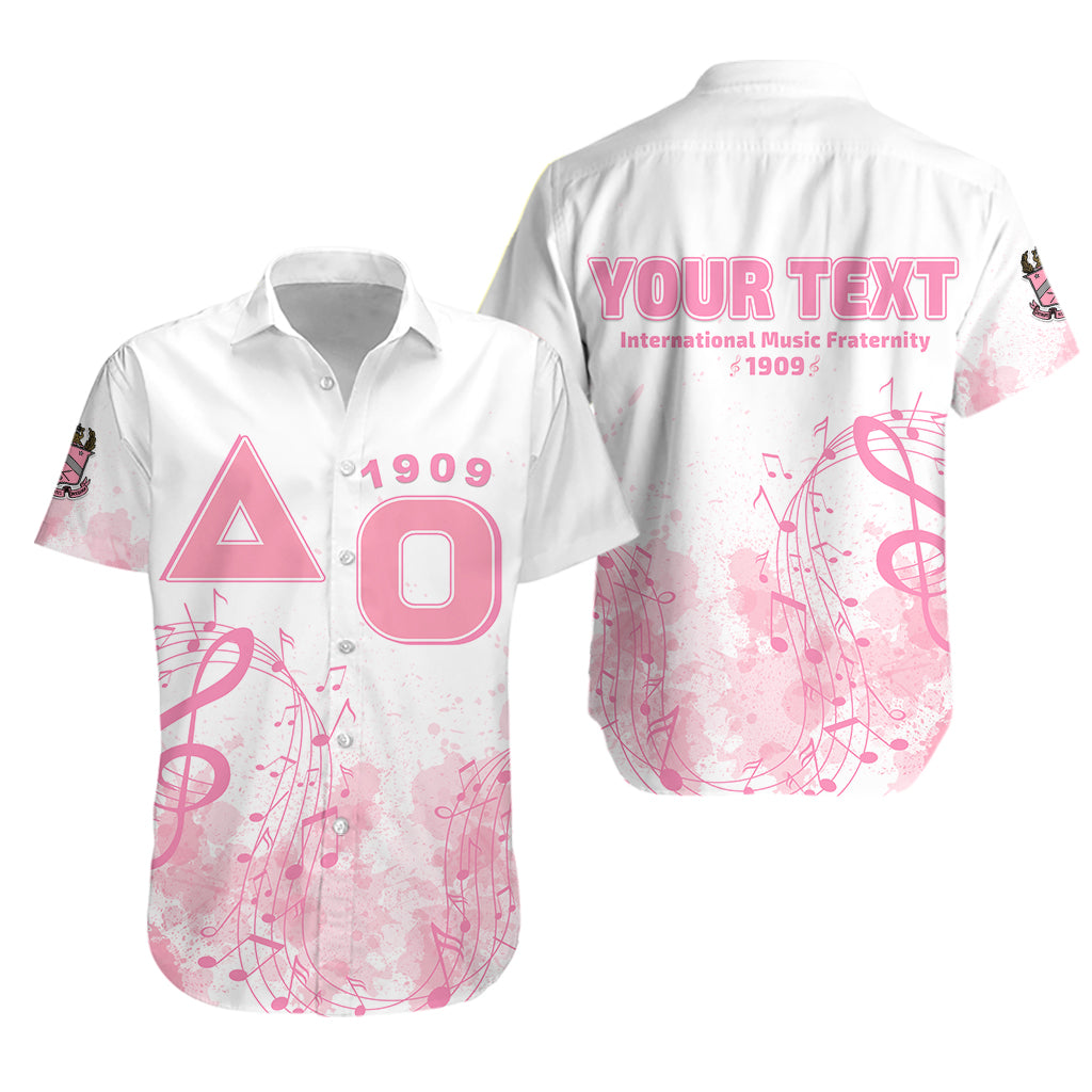 (Custom Personalised) Delta Omicron Hawaiian Shirt Since 1909 International Music Fraternity Lt13