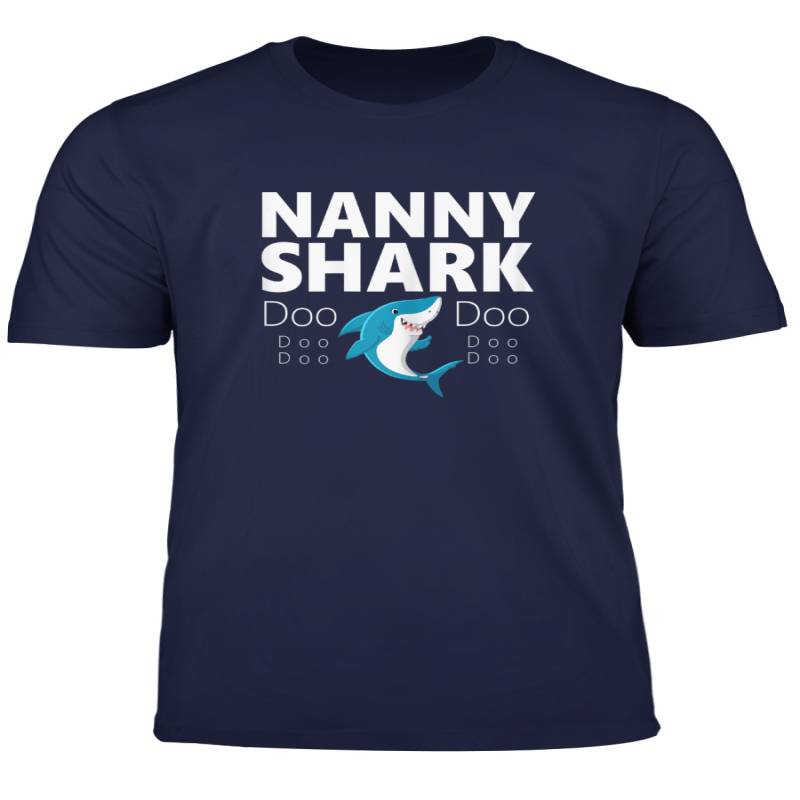 Womens Nanny Shark Doo Doo Gift T Shirt