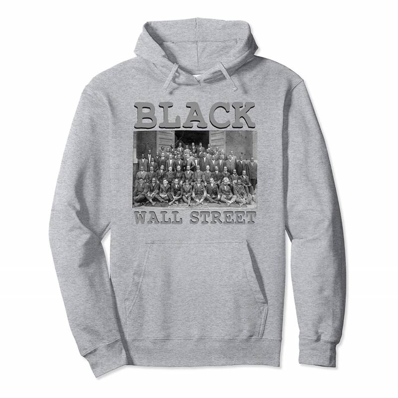 African American Business Black History Black Wall Street Pullover Hoodie