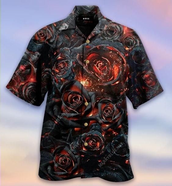 Cover Your Body With Amazing Hawaii Aloha Shirts Life Is Like Burning Rose Ha39126