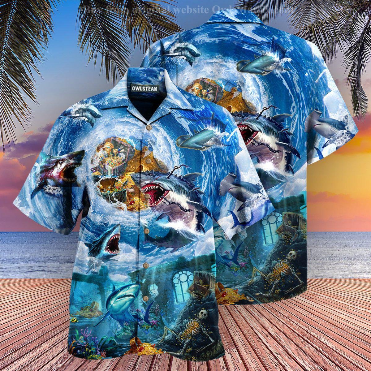 Sharks Treasure Edition – Hawaiian Shirt