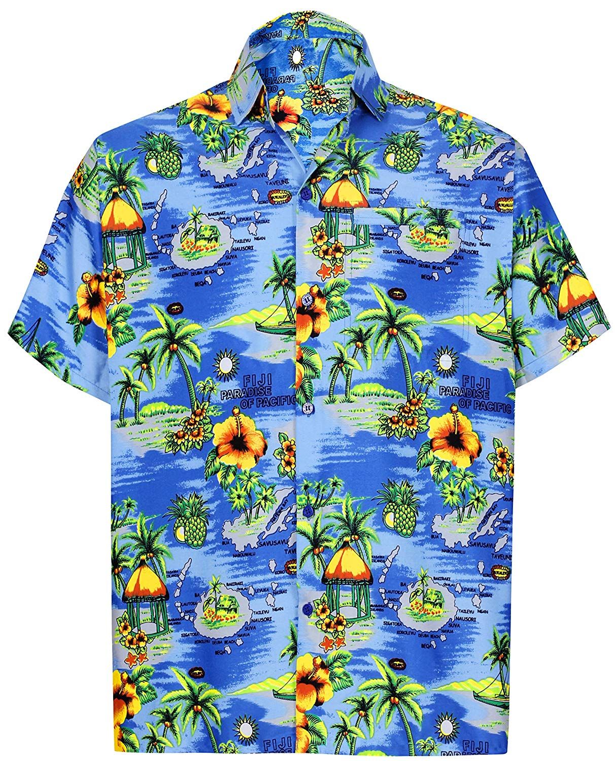 Palm Tree Blue Awesome Design Hawaii Shirt Ha110893