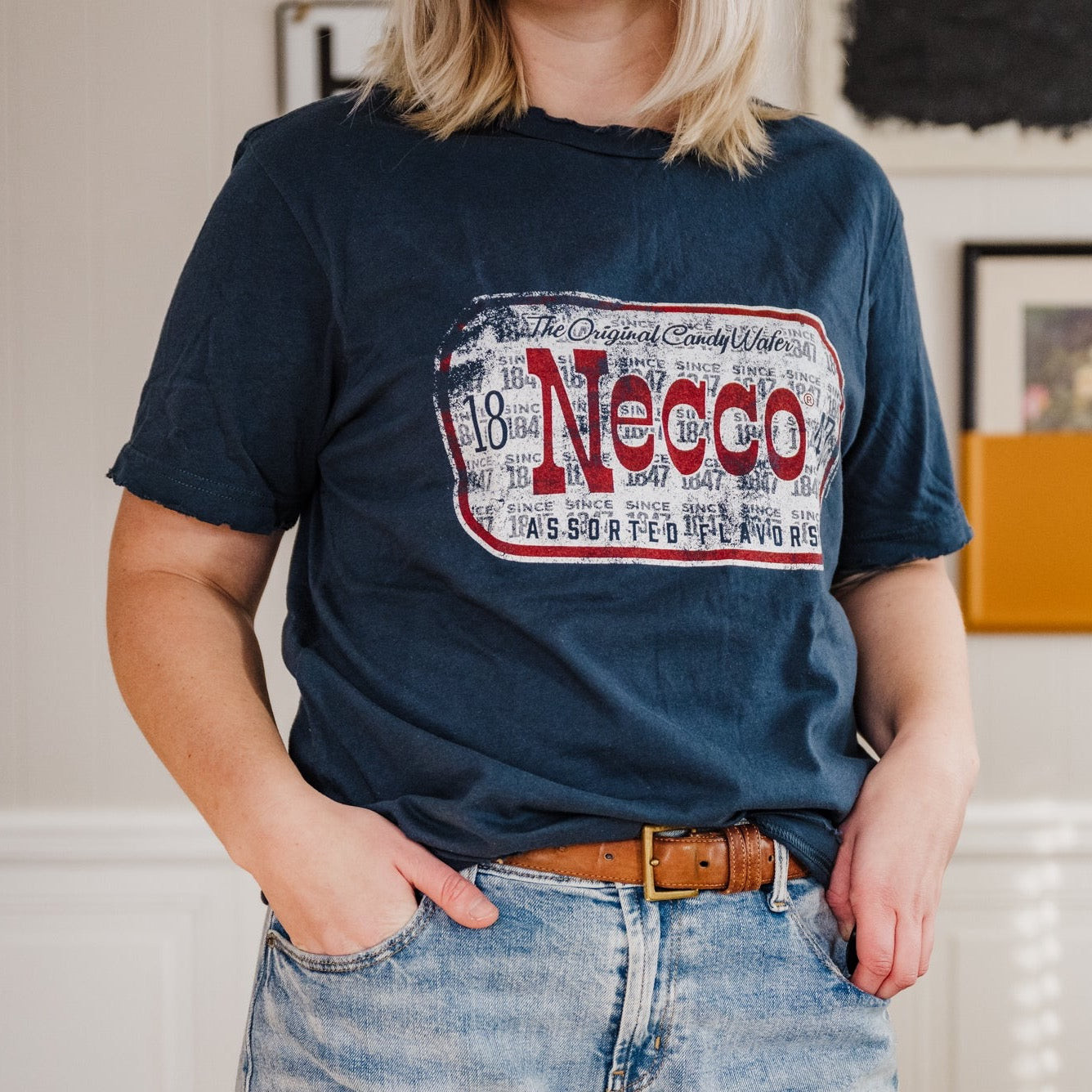 Necco® The Original Candy Wafer | Vintage Usa Candy Tee | Boston Tshirt