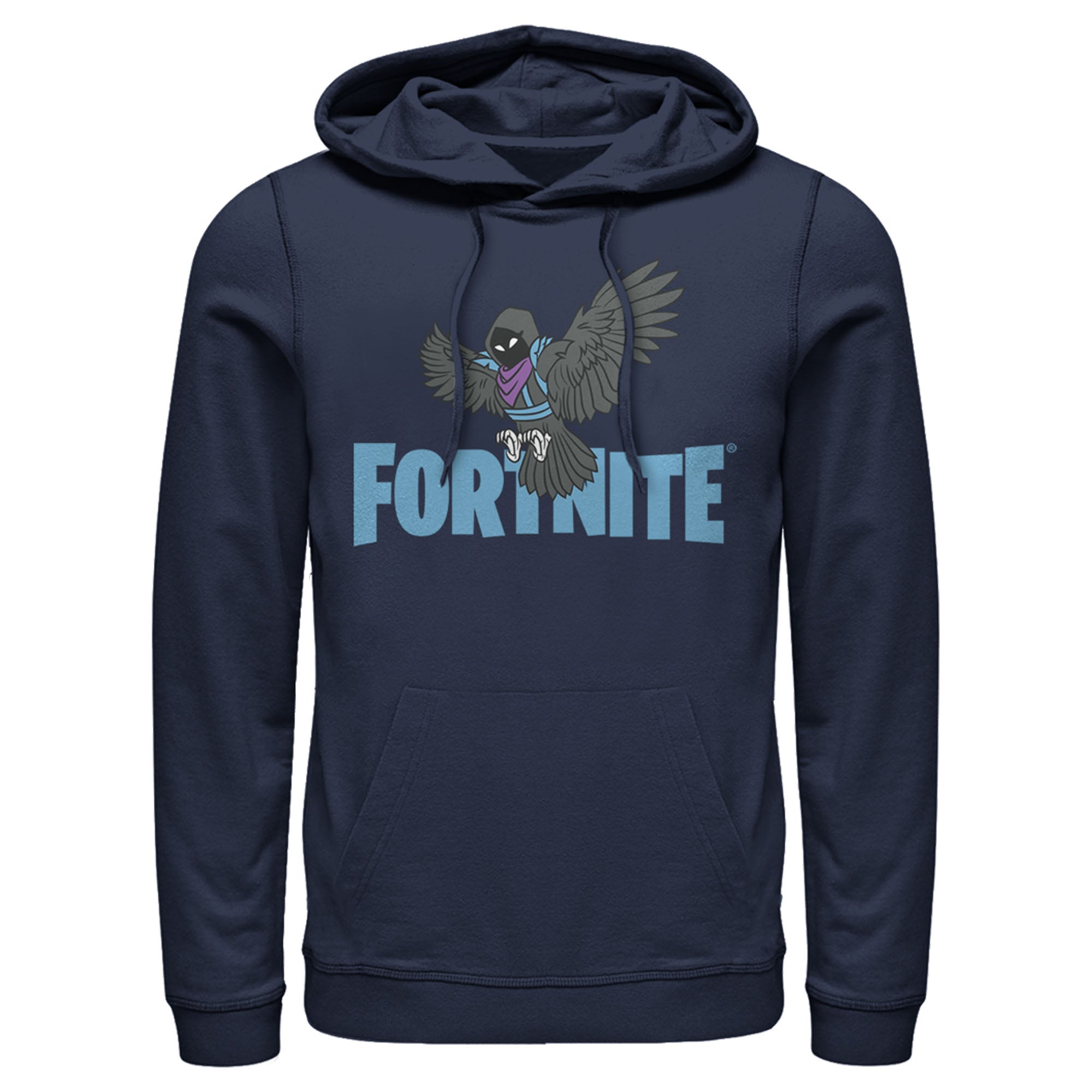 Fortnite Men’S Raven Logo  Pull Over Hoodie