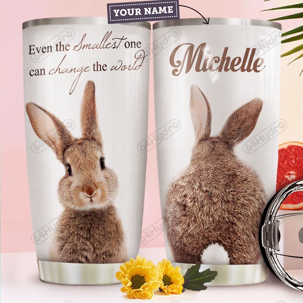 Rabbit Personalized Htq3010025  Stainless Steel Tumbler Travel Customize Name, Text, Number, Image