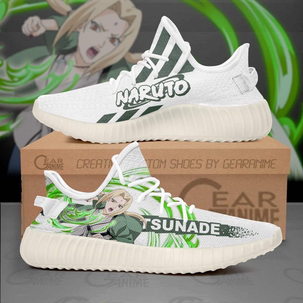 Tsunade Yeezy Shoes Naruto Custom Anime Yeezy Shoes V10 – Yeezy Shoes