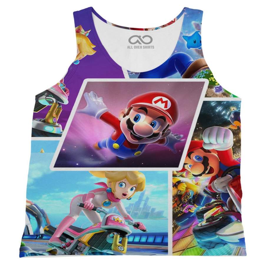 Super Mario Collage Tank-Top