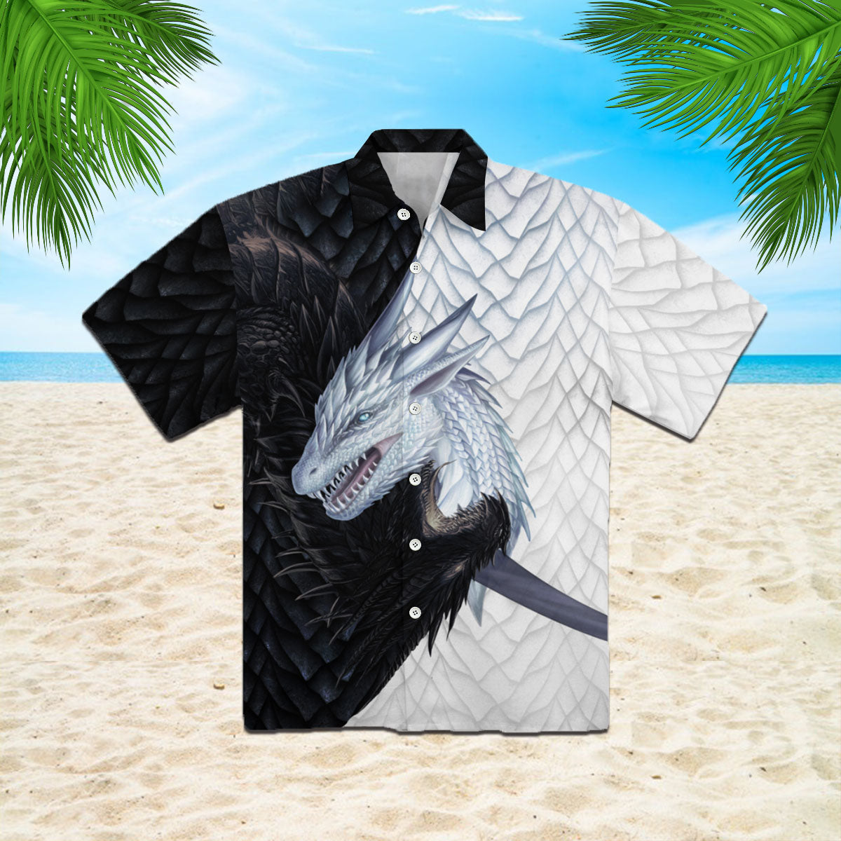 Dragon Yin Yang Hawaii Shirt For Men Women Adult Ha103449