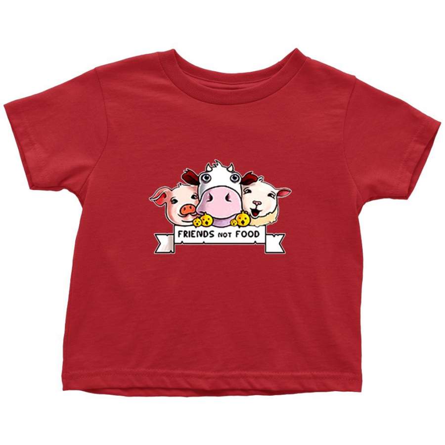 Animal Are Friends Not Food A – Toddler T-Shirt