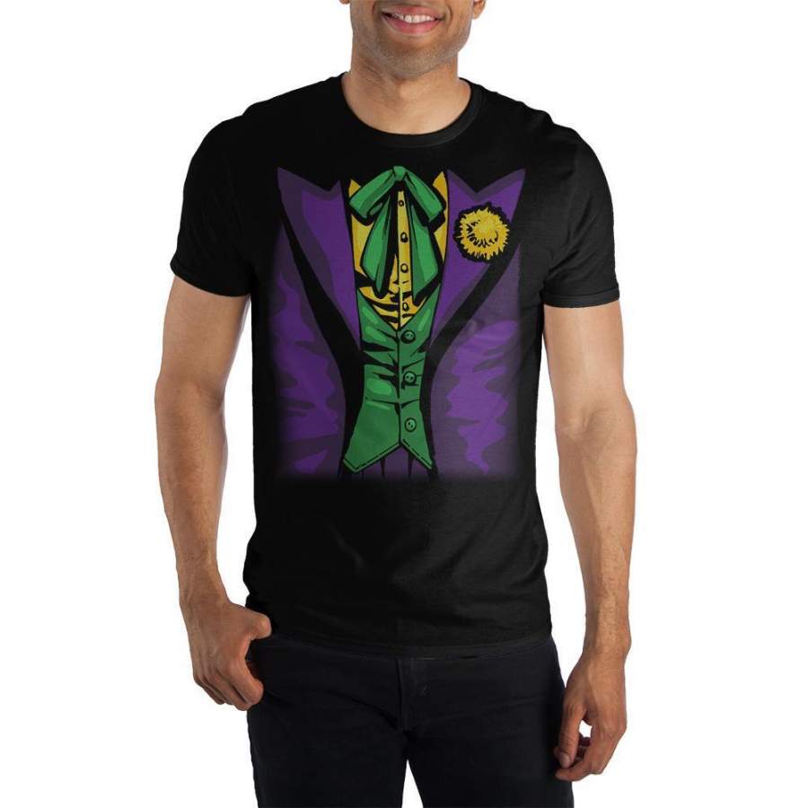 Warner Bros Batman Apparel Dc Comics The Joker Mens T Shirt