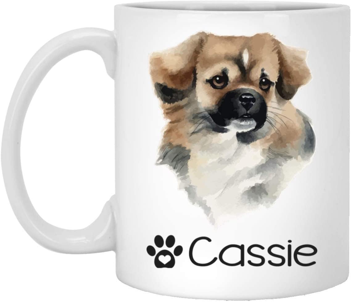 Personalized Tibetan Spaniel Dog Mug – Pet Owner Gifts For Women – Gifts For Dog Lover – Tibetan Spaniel Mom Dad Mugs – Dog Cups 11Oz