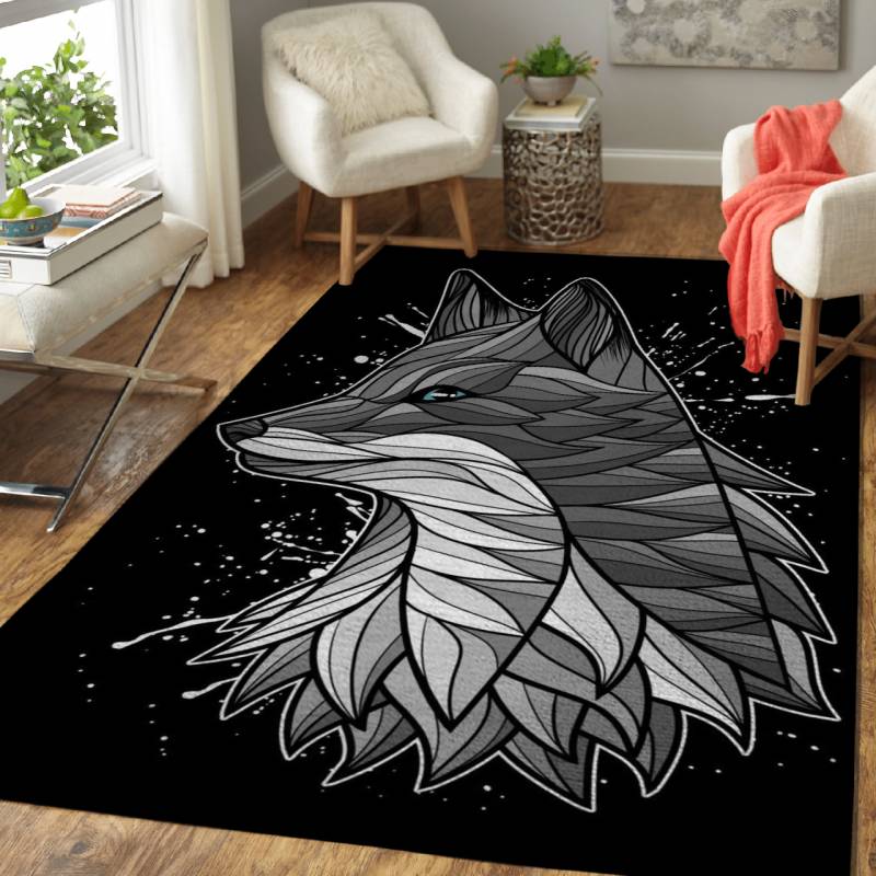 Stain tattoo fox – Animals Area Rug Carpet