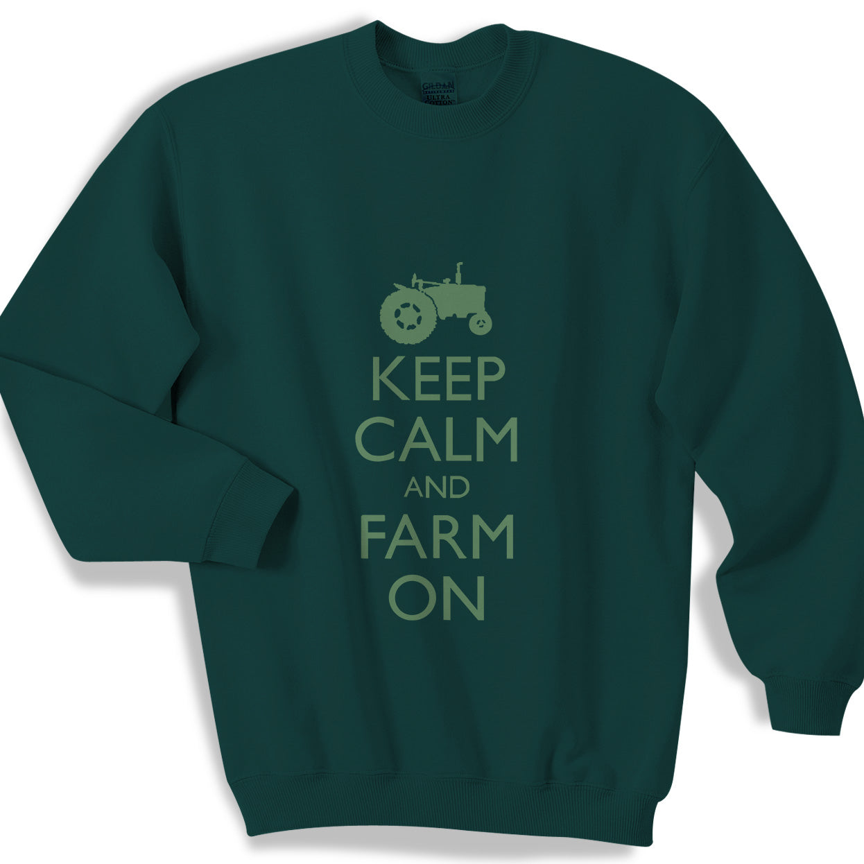 Keep Calm And Farm On Sweater Sweatshirt